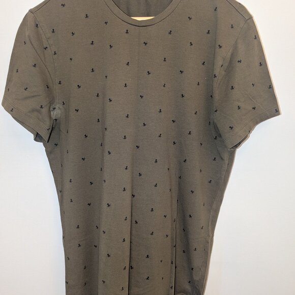 Men's RW & Co. Green Print T-Shirt - Picture 1 of 7